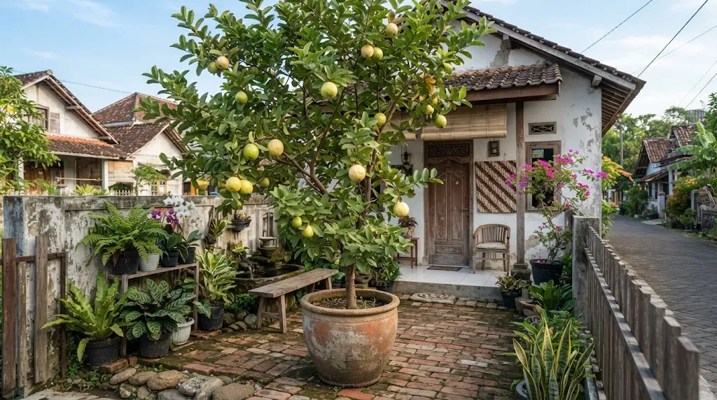 Pohon Jambu Biji (AI Generated)
