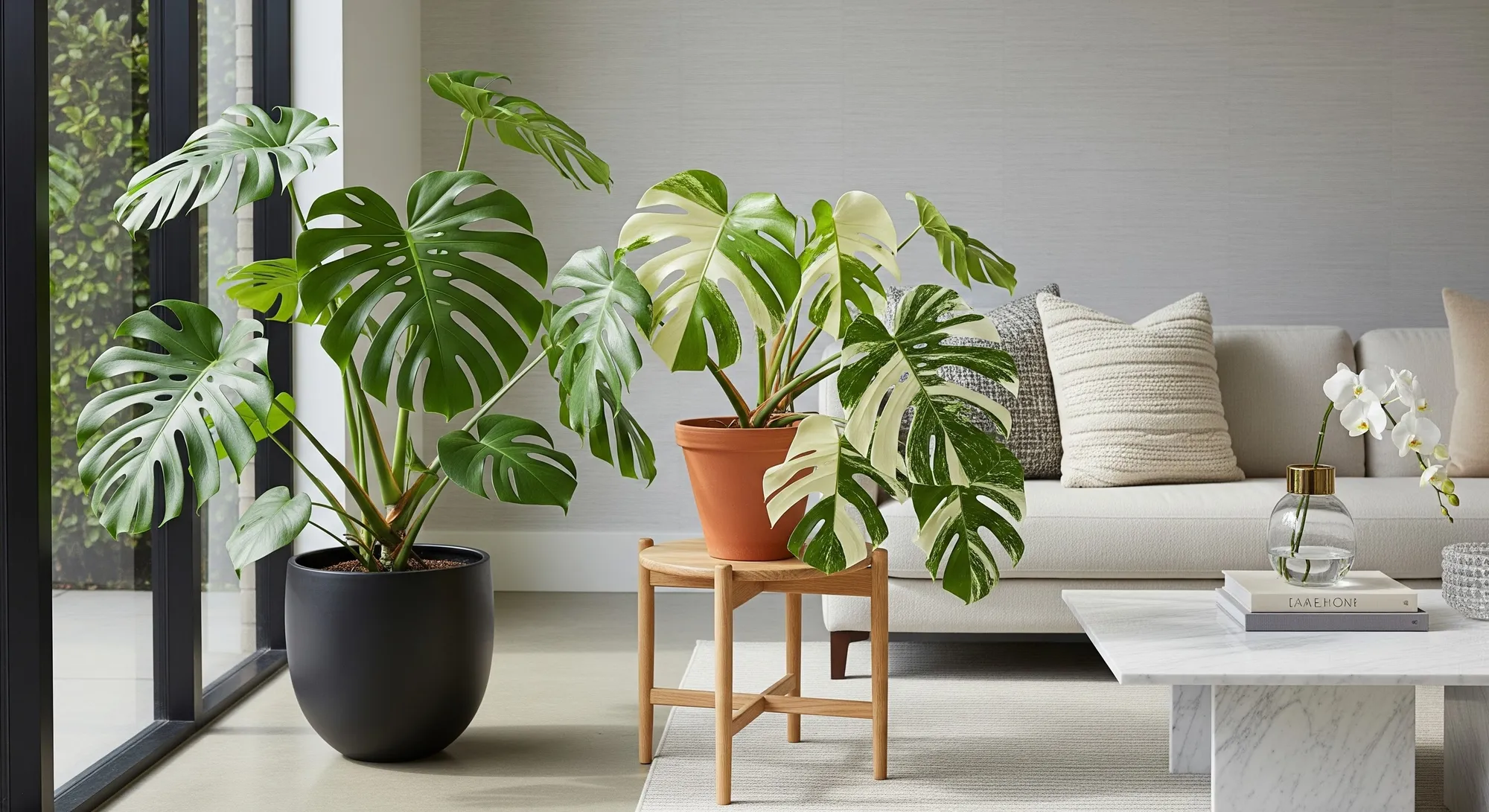 Monstera deliciosa variegata. kpl/iya