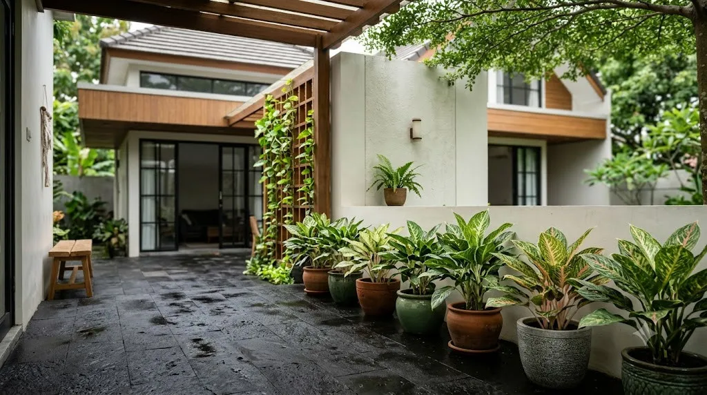 Tanaman yang Membuat Halaman Terlihat Cantik (AI Generated)