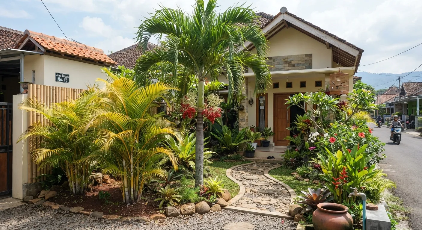 Tanaman yang Membuat Halaman Terlihat Cantik (AI Generated)
