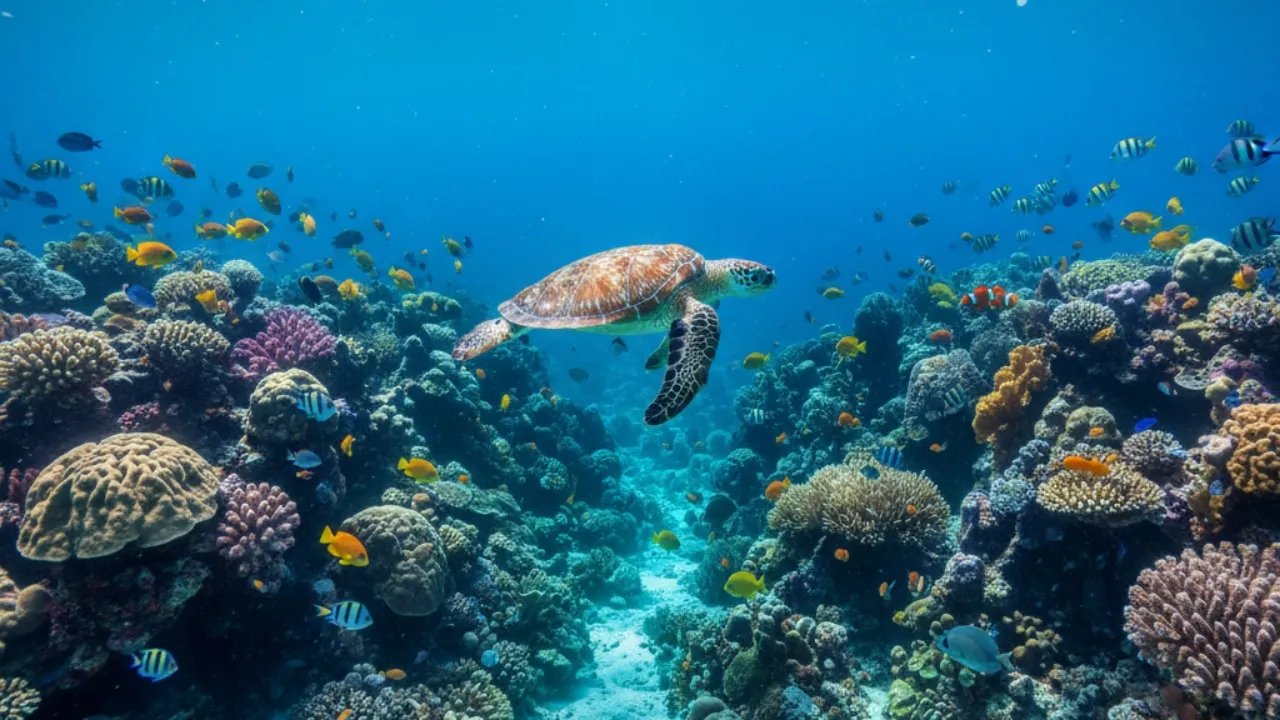 Konservasi dan Perlindungan Ikan Laut (c) Ilustrasi AI