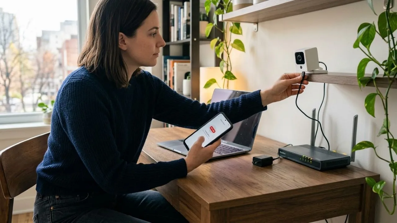 Cara Mengatasi CCTV Offline di HP (AI Generated)