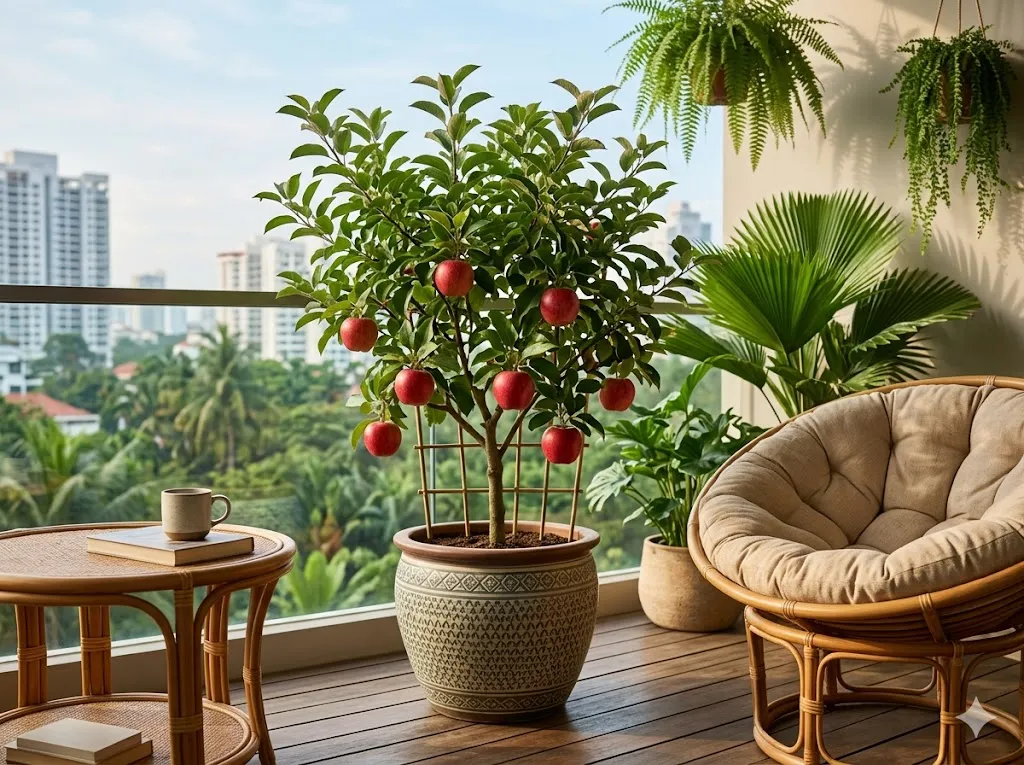 biji buah yang bisa disemai di rumah (AI generated)