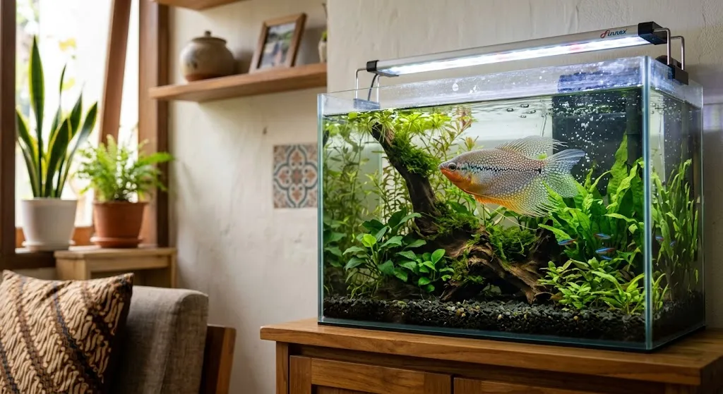 Ikan Hias Ekor Cantik Buat Dipelihara di Rumah. (AI Generated)