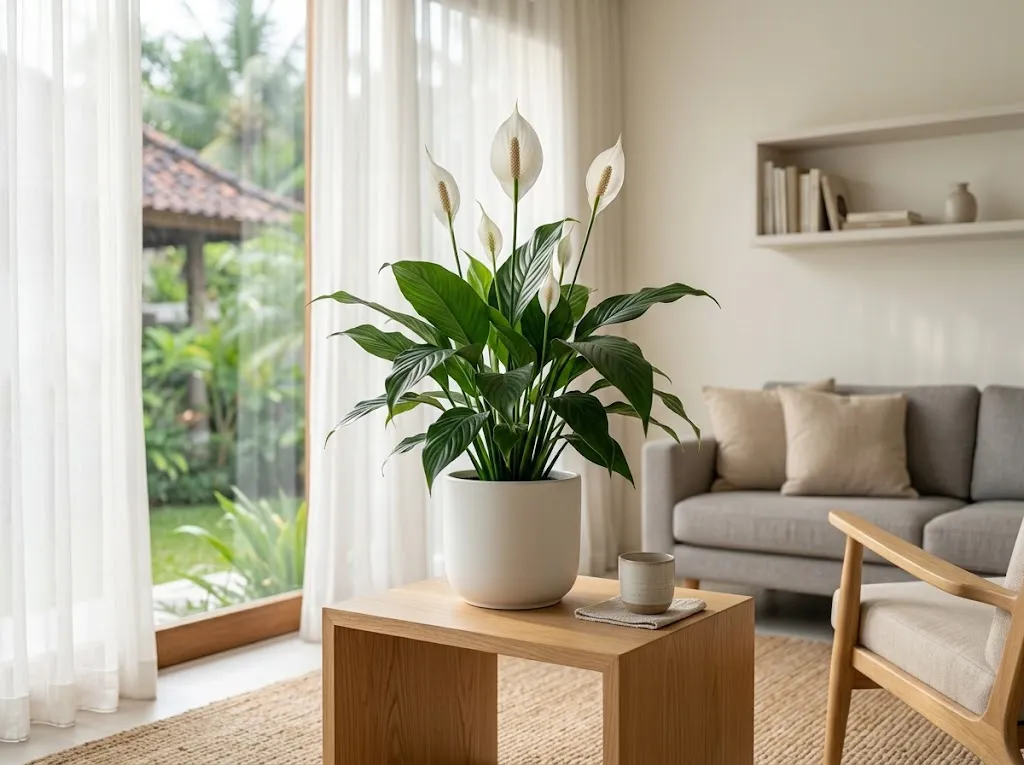 Tanaman yang terlihat mahal tetapi mudah dirawat / Peace Lily (AI generated)