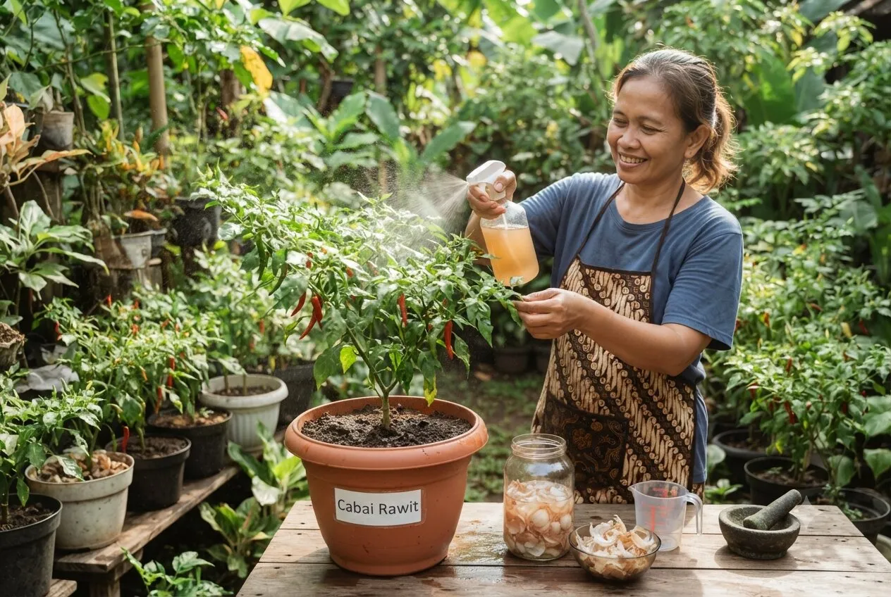 Kulit Bawang Putih. Foto: AI Generated