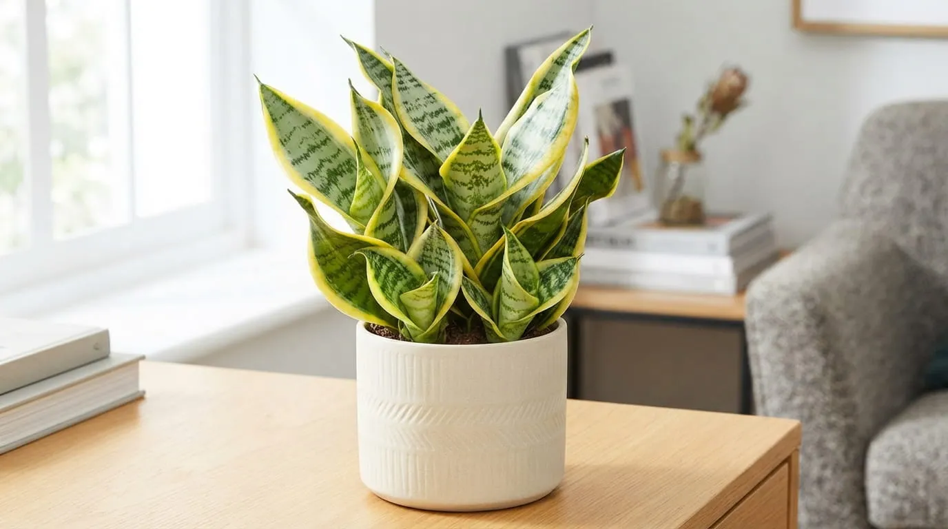 Sansevieria Trifasciata 'Twisted Sister'. Foto: AI Generated