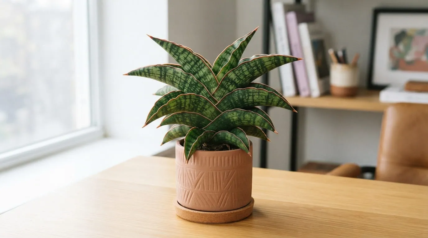 Sansevieria Kirkii 'Cleopatra'. Foto: AI Generated