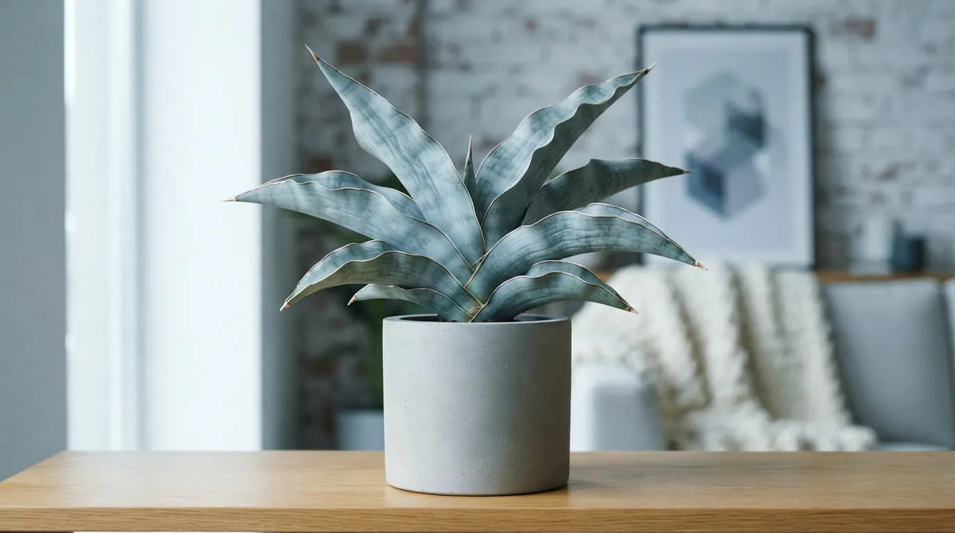 Sansevieria Ehrenbergii 'Blue'. Foto: AI Generated