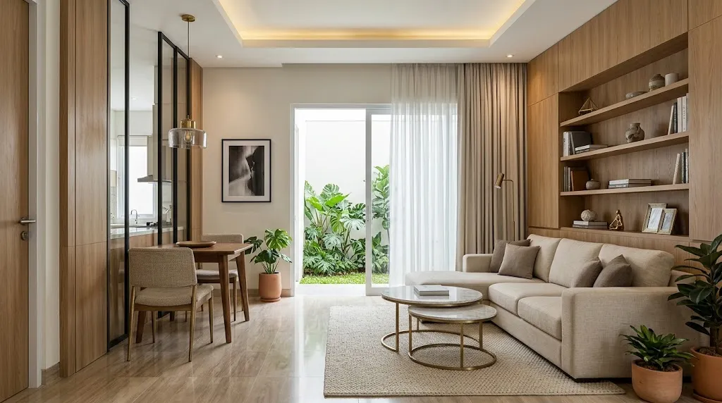 Quiet Luxury Interior Rumah. (AI Generated)