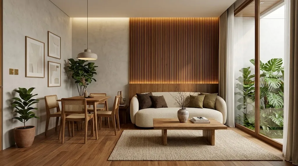 Quiet Luxury Interior Rumah. (AI Generated)