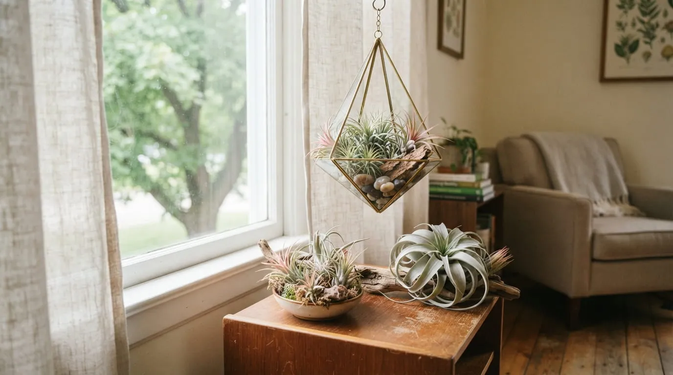 Tanaman Tillandsia (Air Plant). Foto: AI Generated