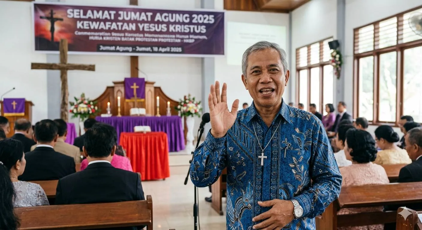 Ucapan Jumat Agung untuk Sahabat dan Rekan Kerja (c) Ilustrasi AI