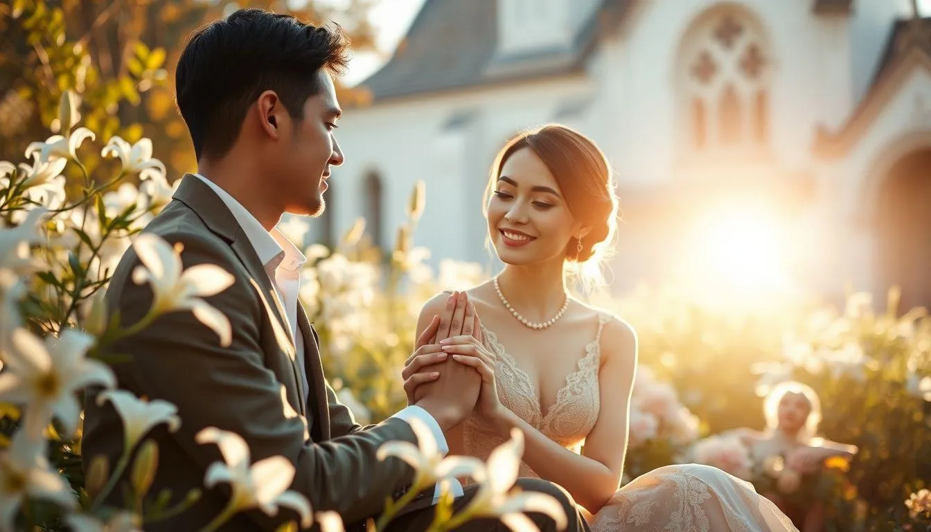 Ucapan Paskah Romantis untuk Pasangan (c) Ilustrasi AI