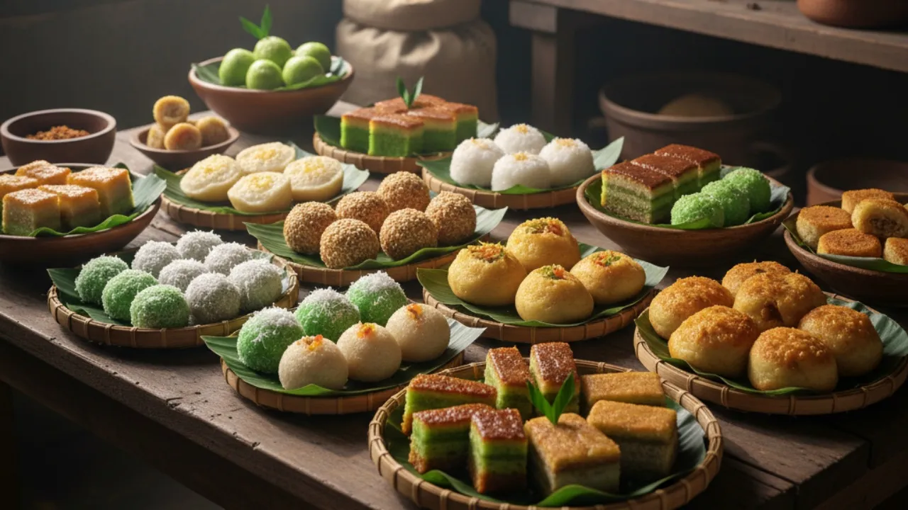 Pengertian dan Karakteristik Kue Tradisional Indonesia (c) Ilustrasi AI