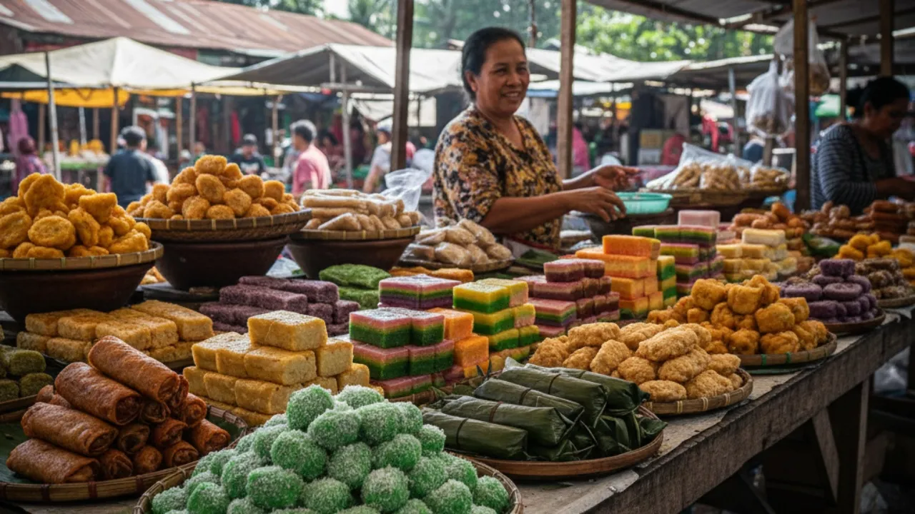 Upaya Pelestarian Kue Tradisional di Era Modern (c) Ilustrasi AI
