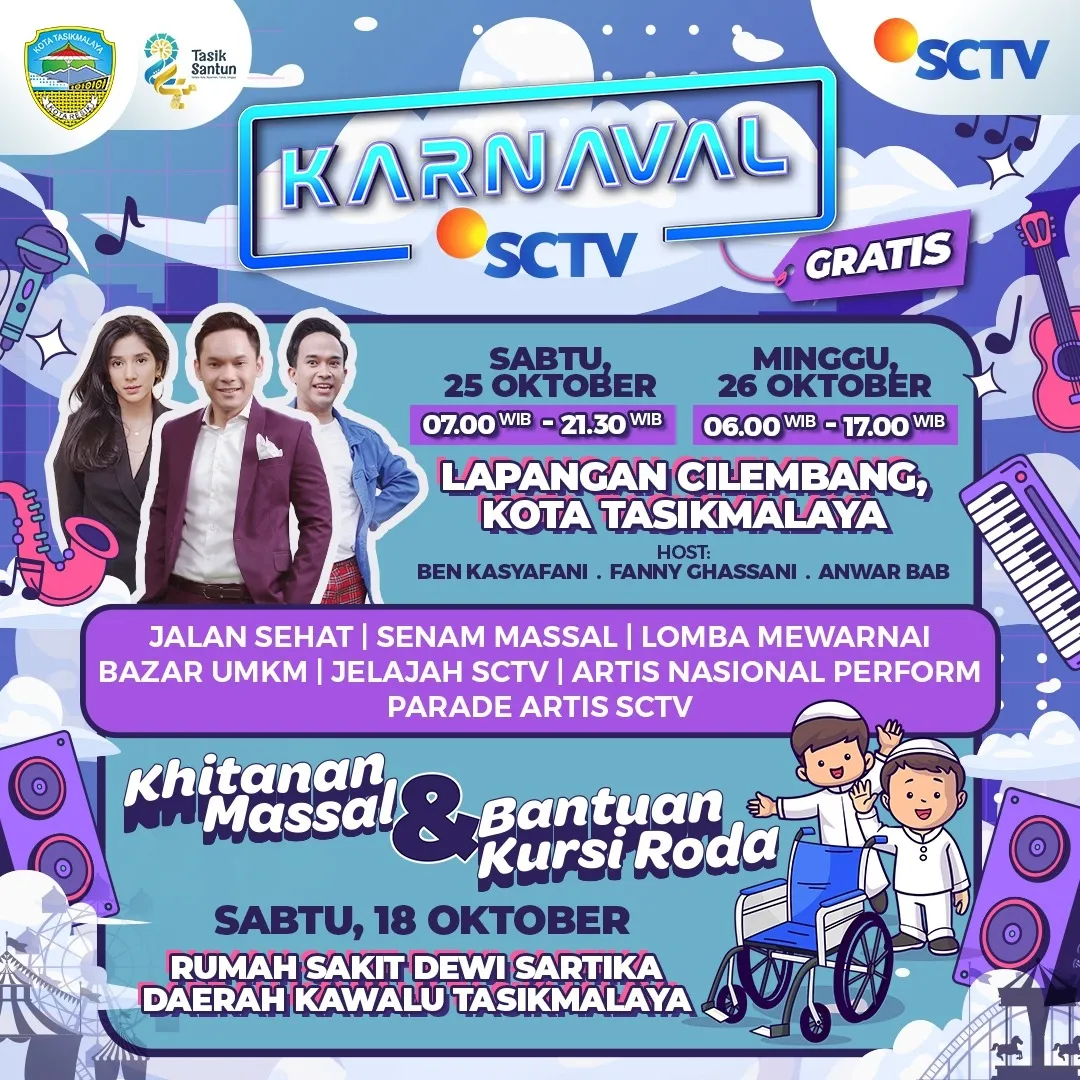 Poster "KARNAVAL SCTV" / source: SCTV