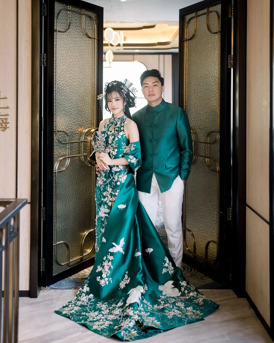 Potret Mesra Jessica Jane dan Erwin Phang saat Sangjit (credit: instagram/jessicajane99)