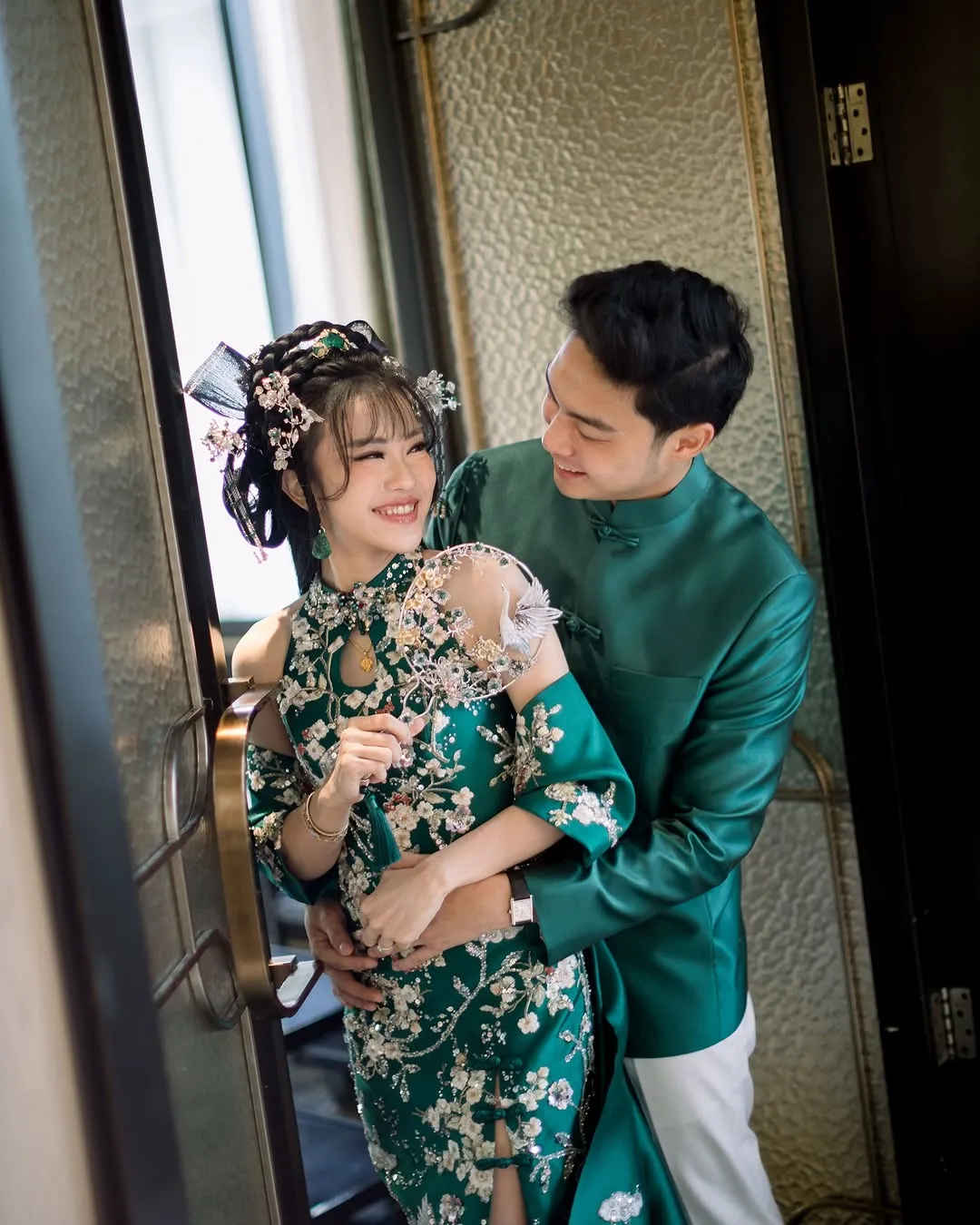 Potret Mesra Jessica Jane dan Erwin Phang saat Sangjit (credit: instagram/jessicajane99)