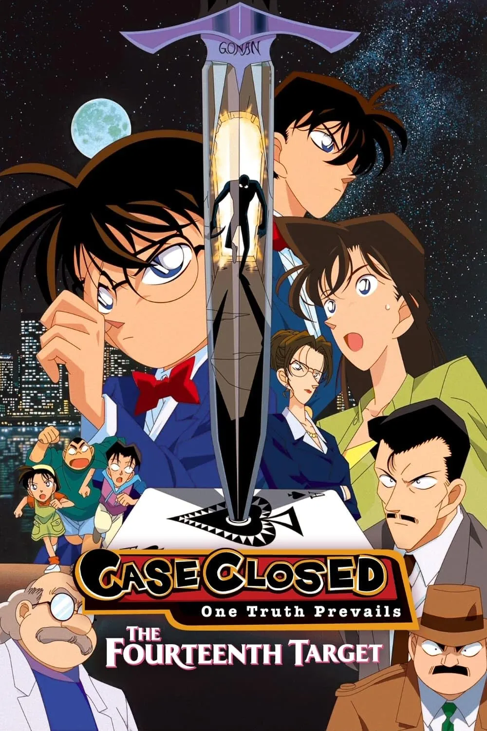 Poster anime Detective Conan: The Fourteenth Target (Credit: IMDB)