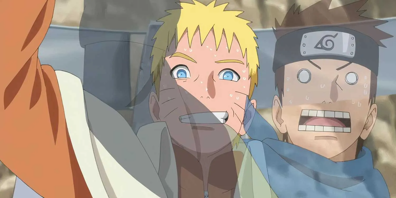 Konohamaru menyamar sebagai Naruto (Credit: Pierrot)