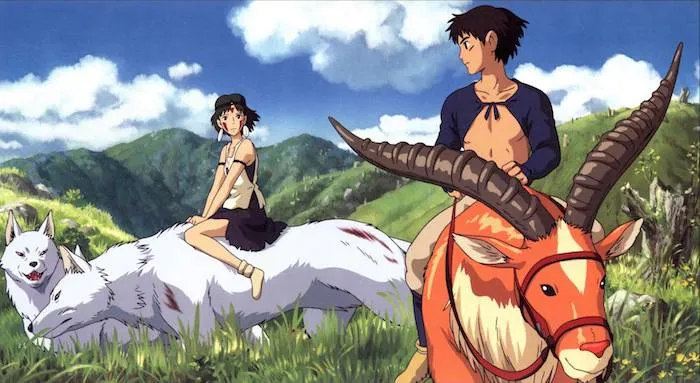 Princess Mononoke jadi ikon dari film-film GHIBLI karena sukses hadirkan lanskap yang indah. 