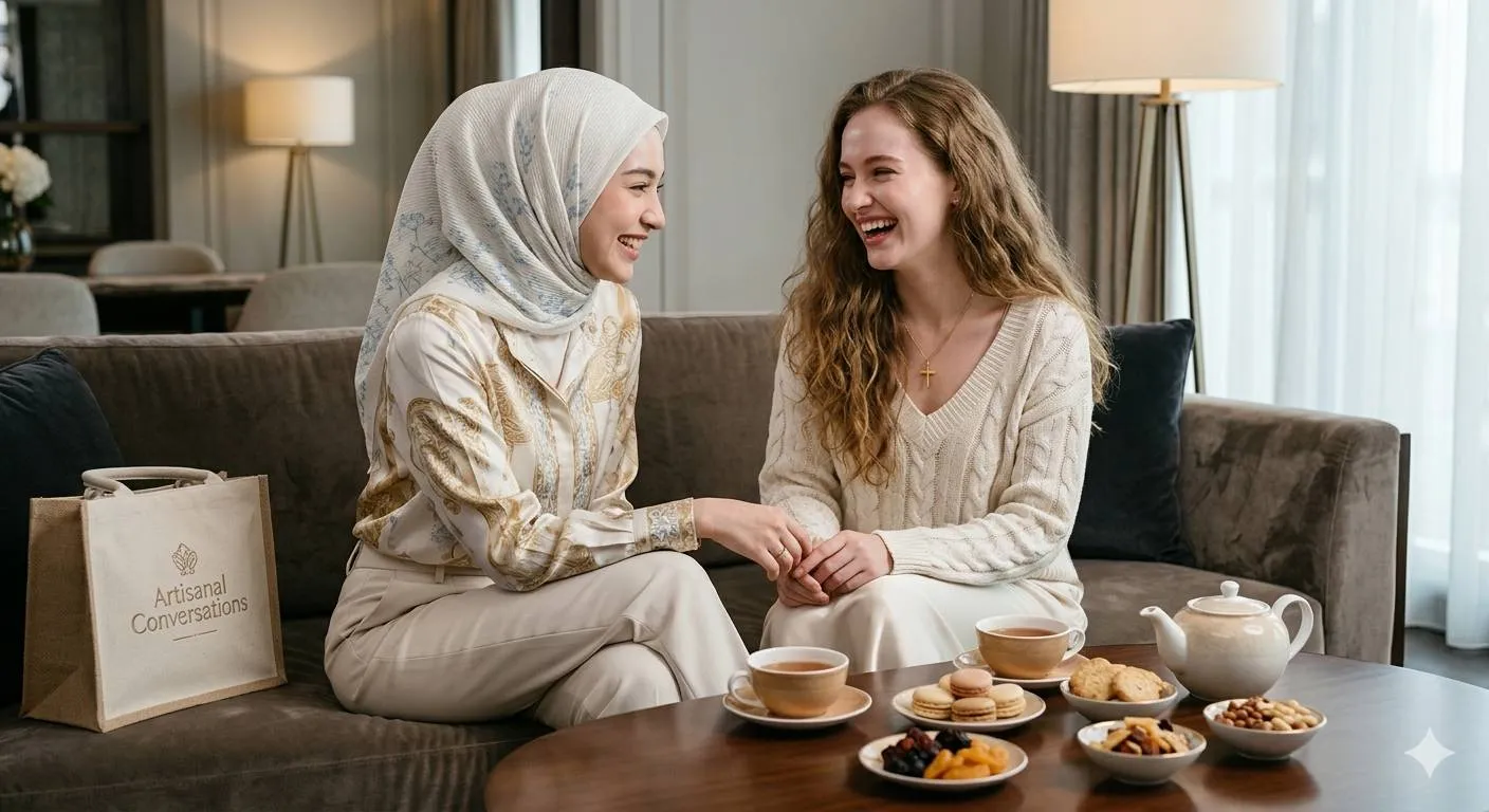 Persahabatan beda agama - image by AI