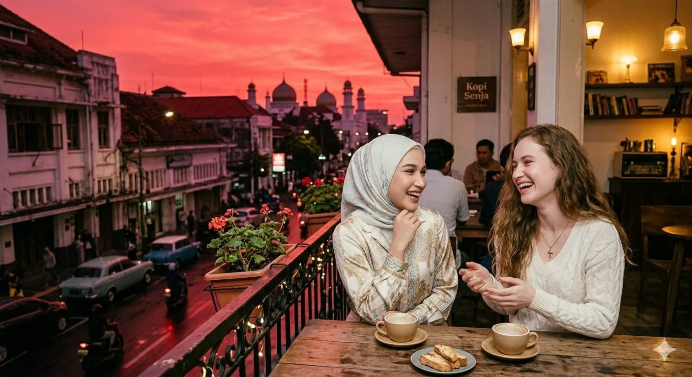 Persahabatan beda agama - image by AI