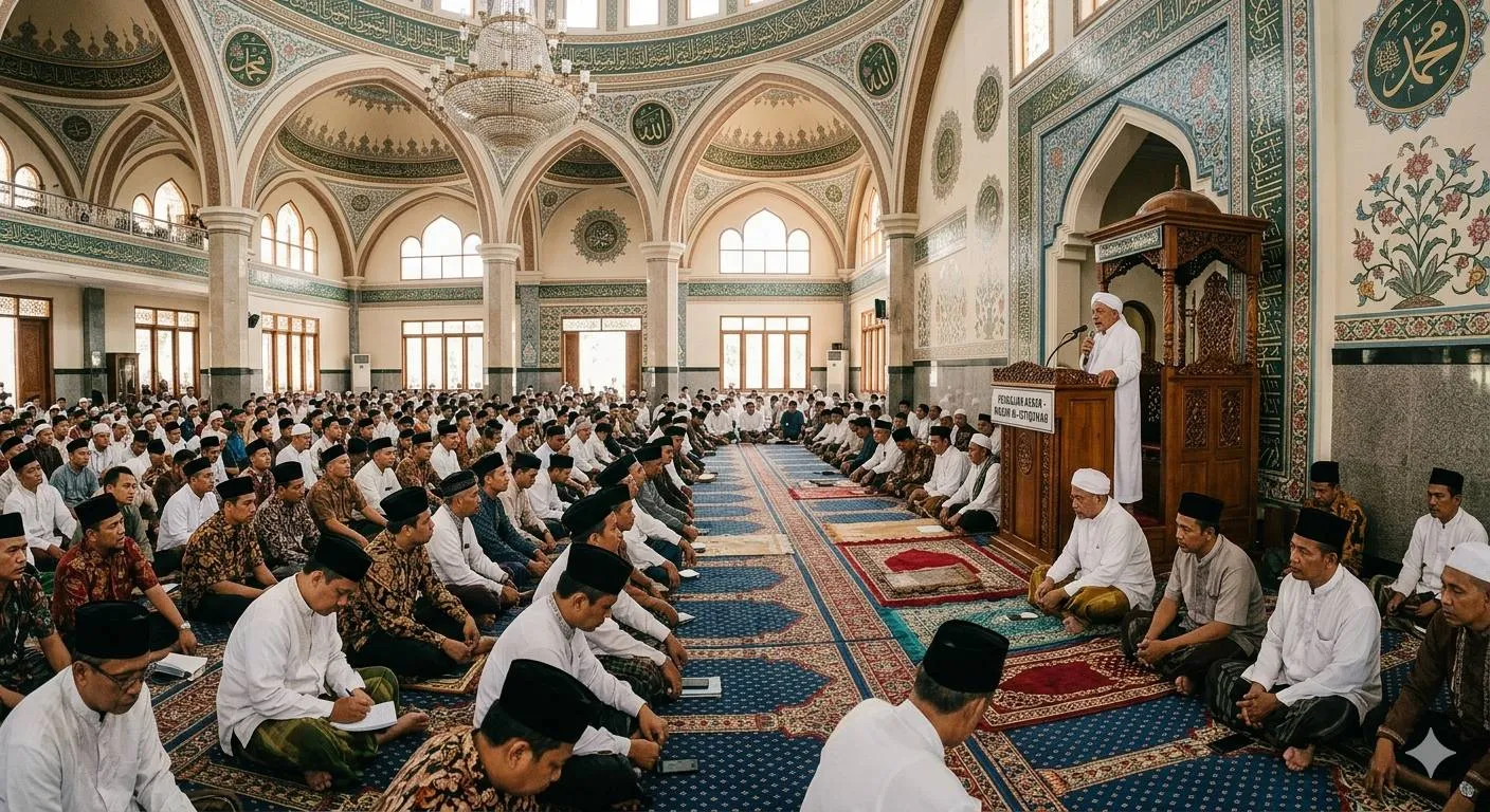 pengajian di masjid - image by AI