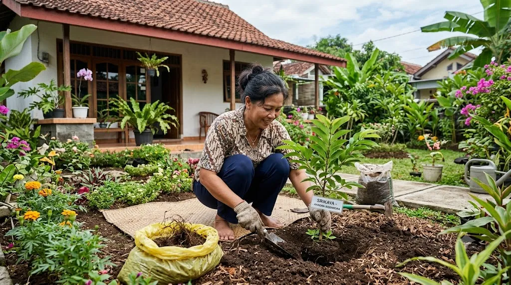 Cara Menanam Srikaya agar Buahnya Lebih Manis/AI Generated