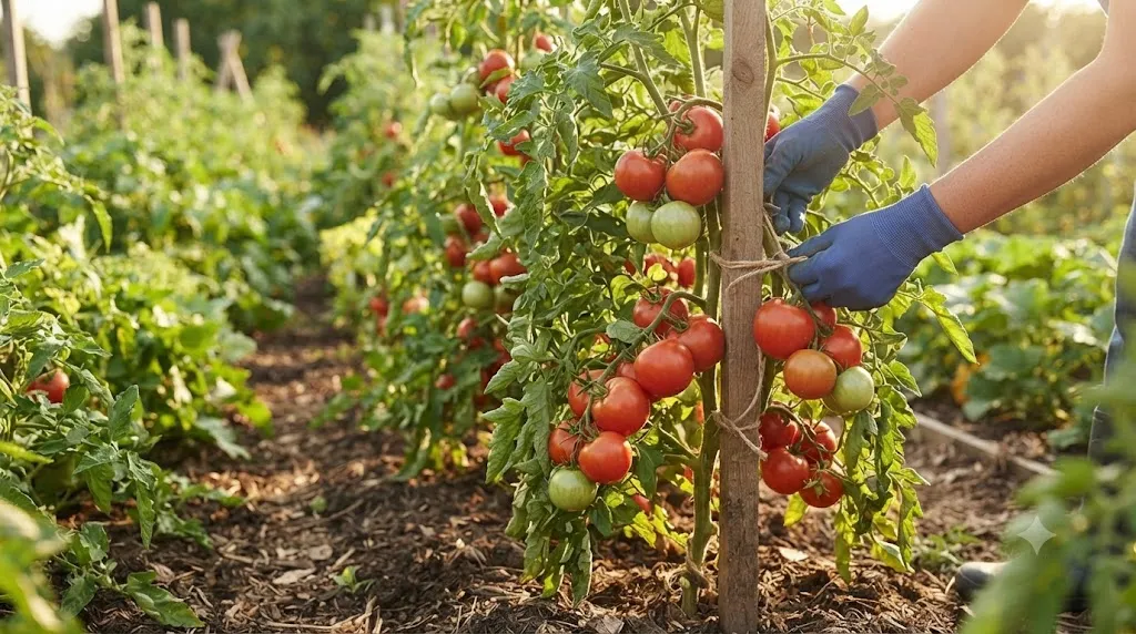 Cara Menanam Tomat dari Buah yang Sudah Matang/AI Generated