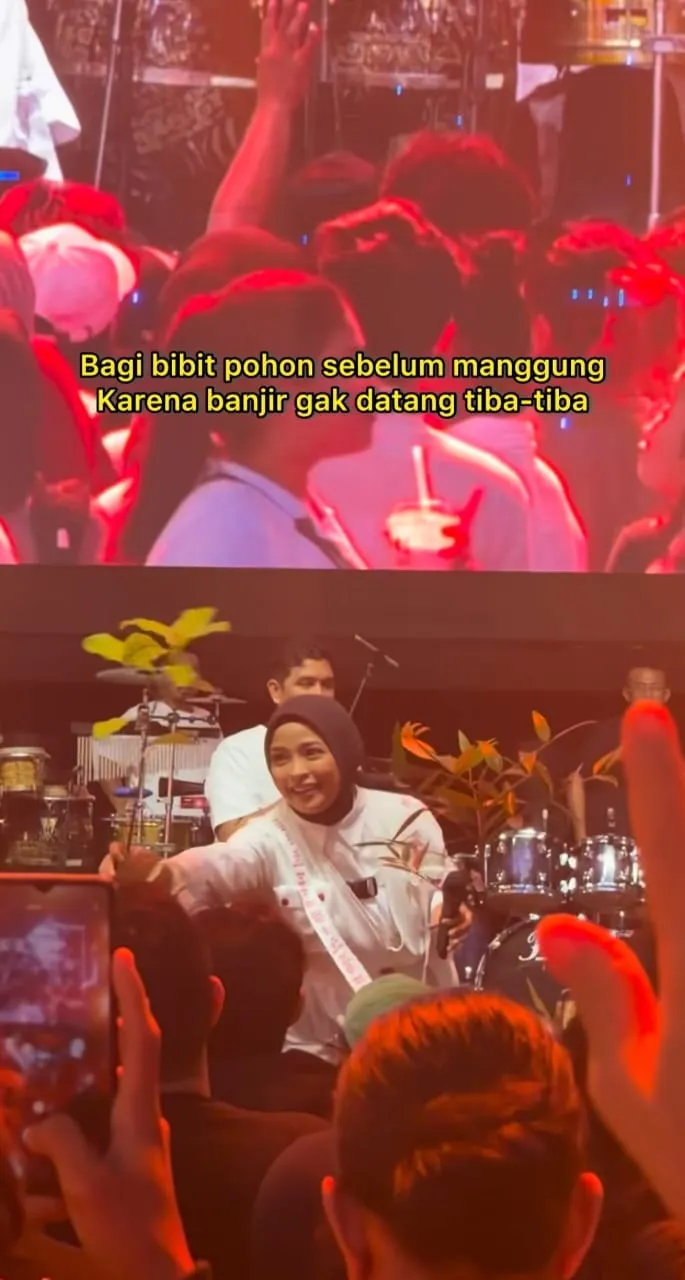 Tantri Kotak Bagikan Bibit Pohon (credit: instagram/ardahatna)