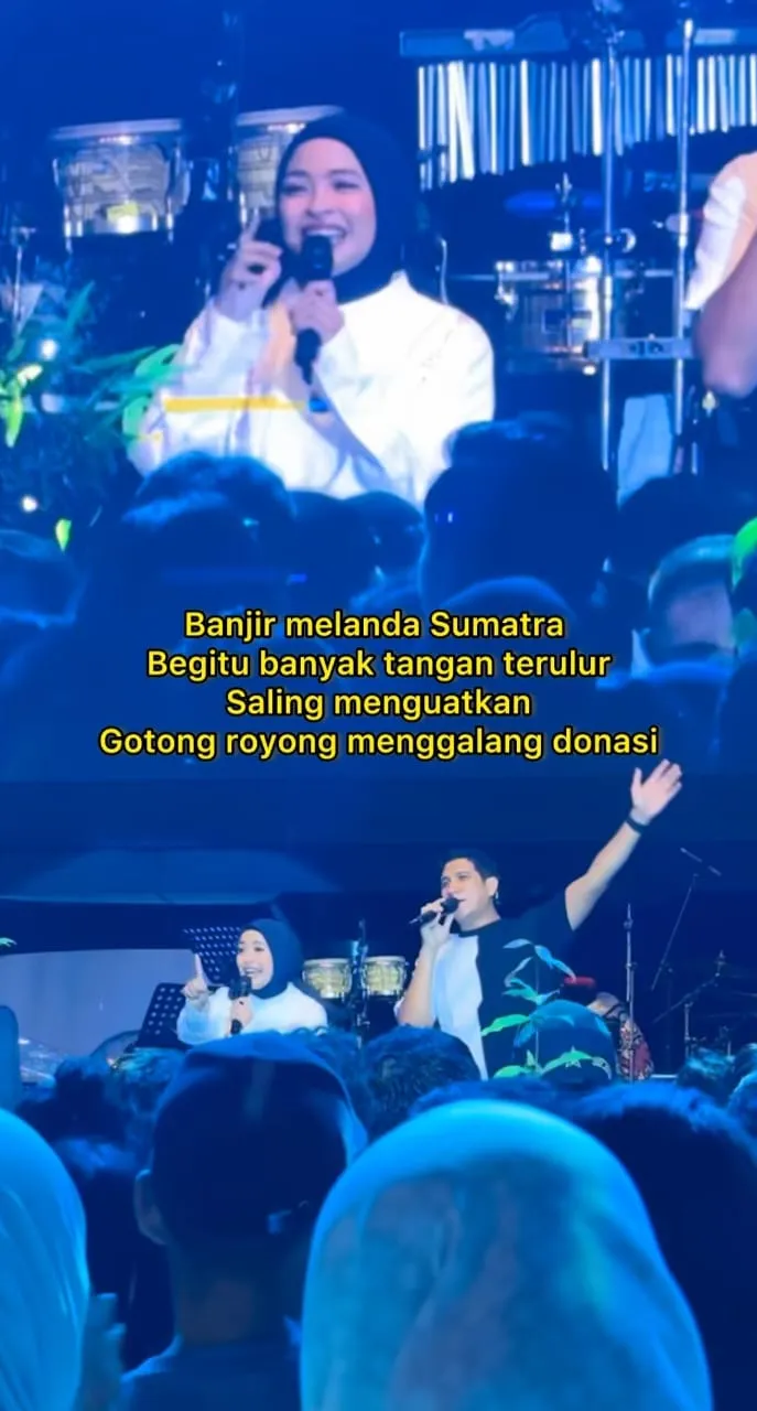 Tantri Kotak Bagikan Bibit Pohon di Konser Amal (credit: instagram/ardahatna)