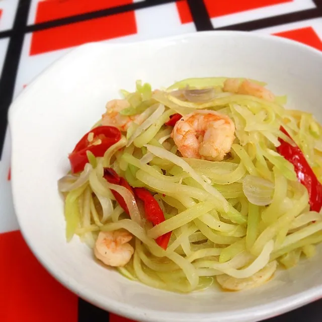 Tumis Labu Siam Udang (credit: flickr)