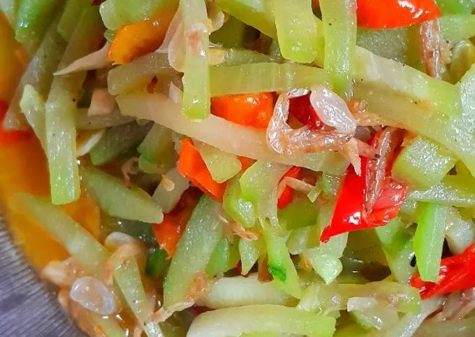 Tumis Labu Siam Pedas (credit: cookpad Ayu Ulan)