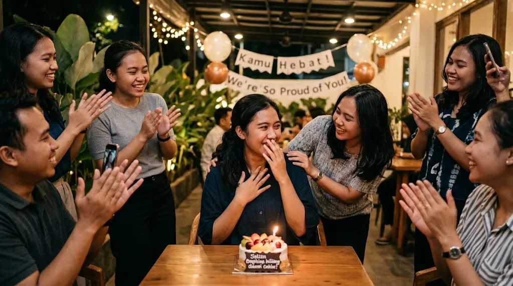 Karakter Leo yang butuh dipuji dan dirayakan. [AI Generated]