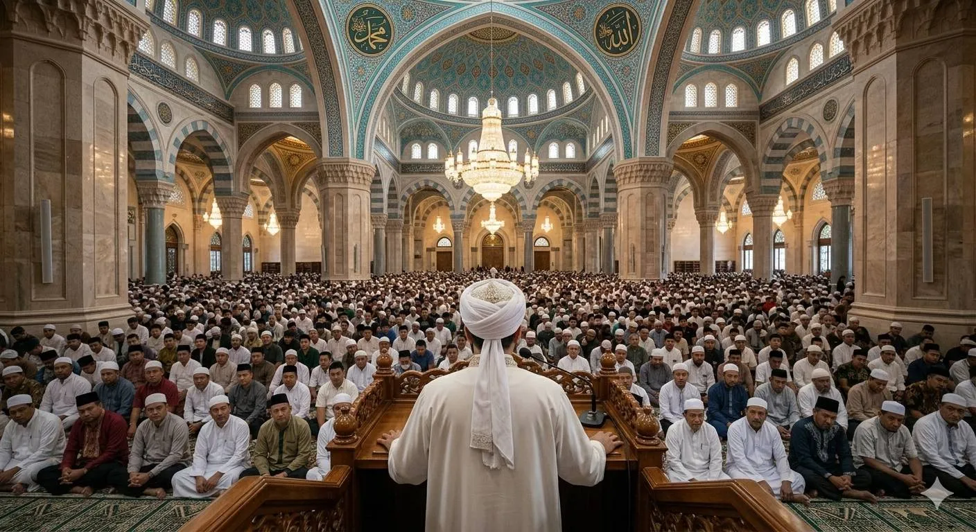 Pengajian di masjid - image by AI