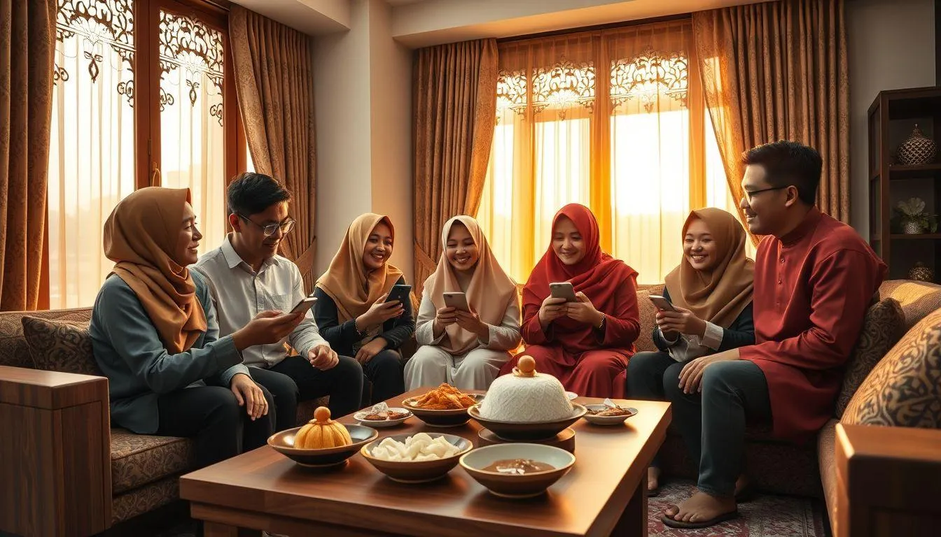 Ucapan Lebaran Lucu untuk Bestie dan Sahabat (c) Ilustrasi AI