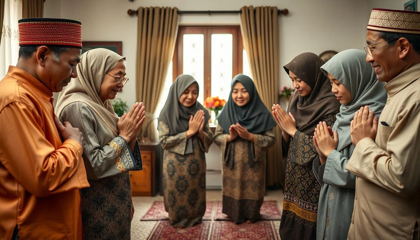 Ucapan Idul Fitri Bahasa Arab untuk Keluarga dan Orang Tua (c) Ilustrasi AI