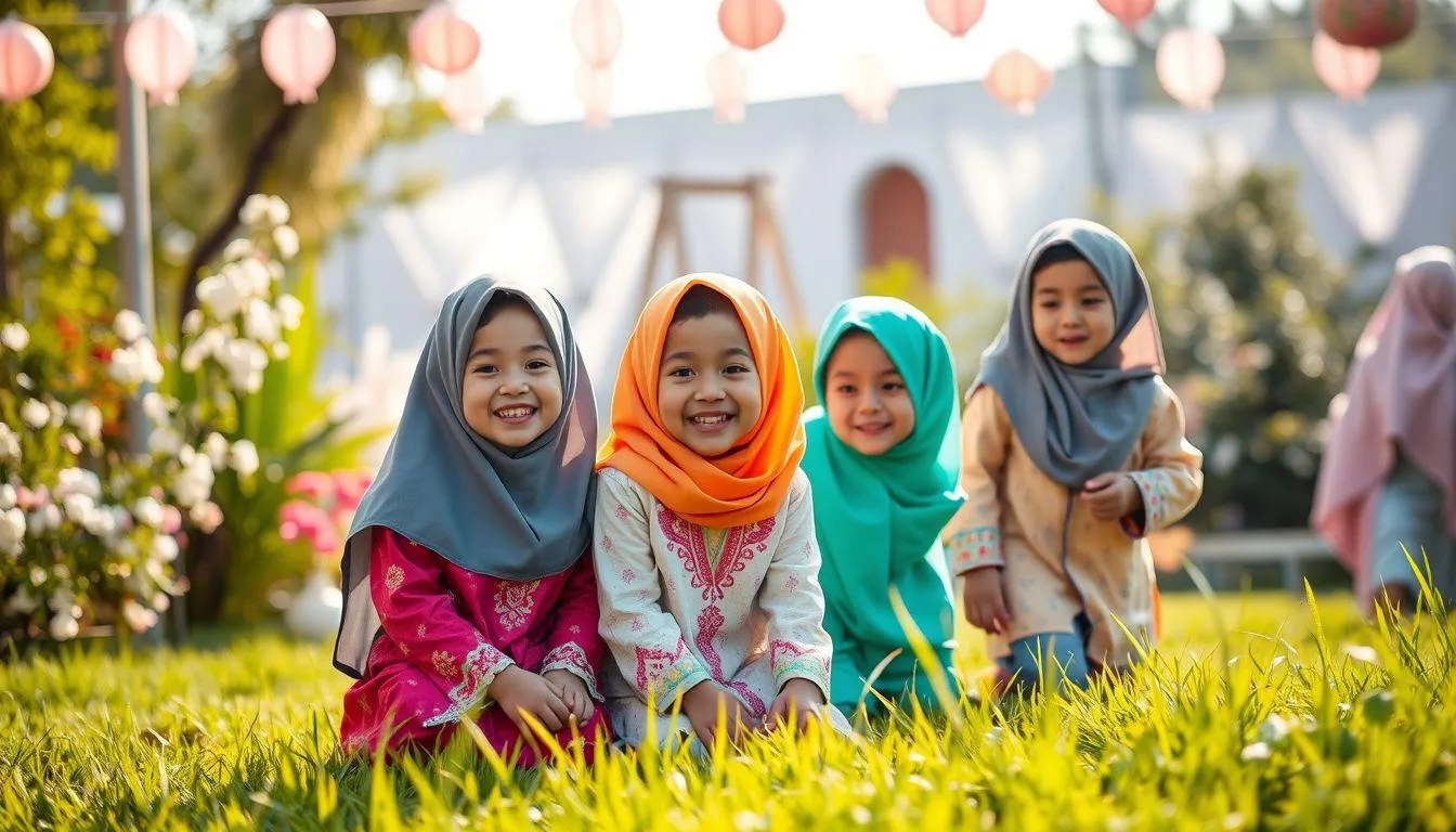 Ucapan Idul Fitri 2026 Kartun untuk Anak-Anak dan Remaja (c) Ilustrasi AI