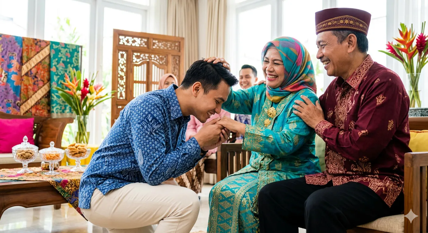 FAQ Seputar Ucapan Sungkem Lebaran Bahasa Jawa (c) Ilustrasi AI