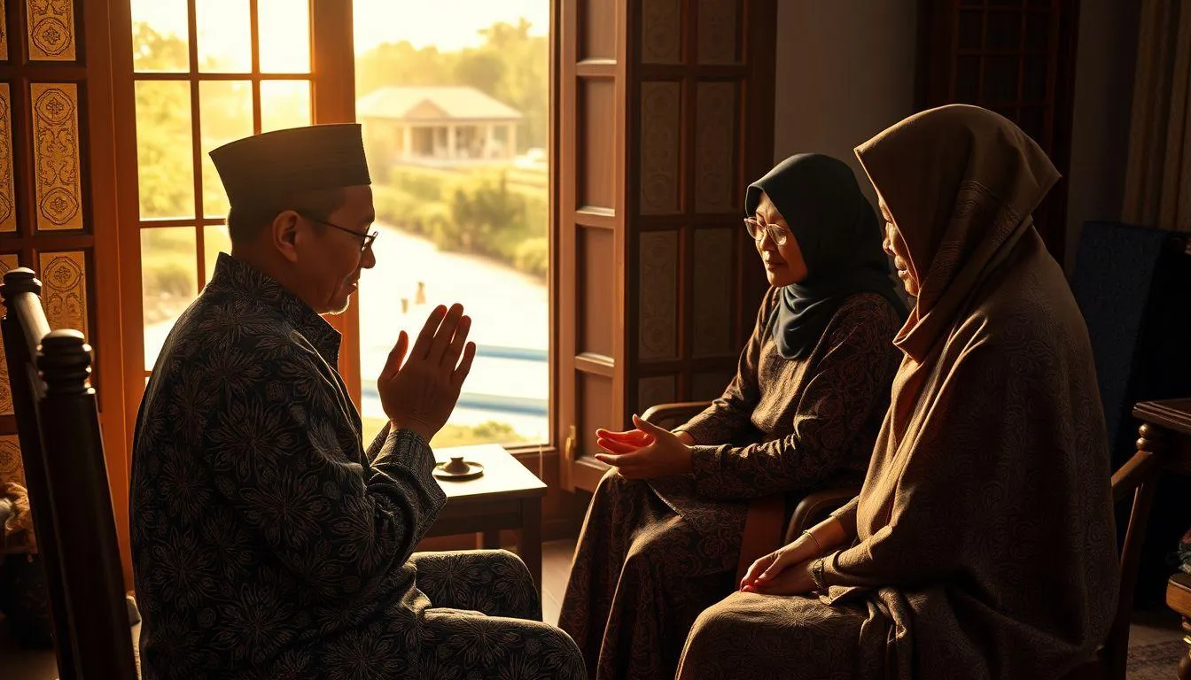 Ucapan Sungkem Lebaran Orisinal dengan Sentuhan Metafora (c) Ilustrasi AI