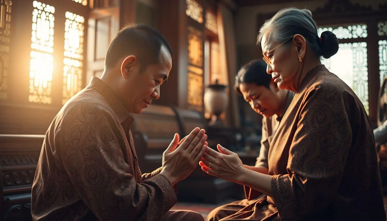 Ucapan Sungkem Lebaran dengan Doa Khusus dan Harapan Masa Depan (c) Ilustrasi AI