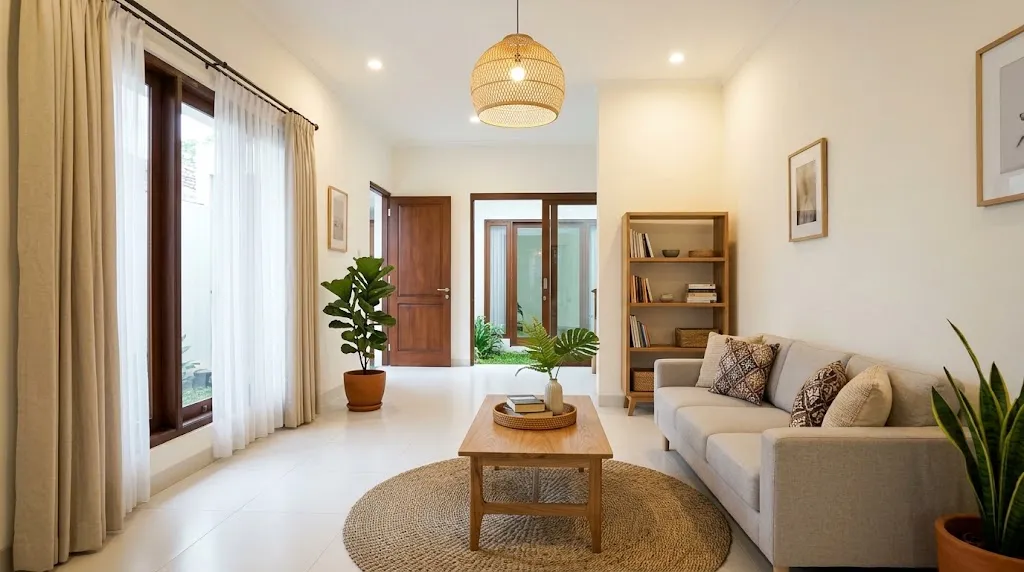 Cara Dekorasi Rumah Mewah Low Budget. (AI Generated)