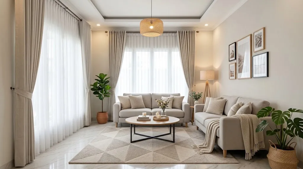 Cara Dekorasi Rumah Mewah Low Budget. (AI Generated)