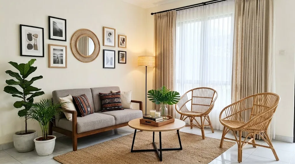 Cara Dekorasi Rumah Mewah Low Budget. (AI Generated)