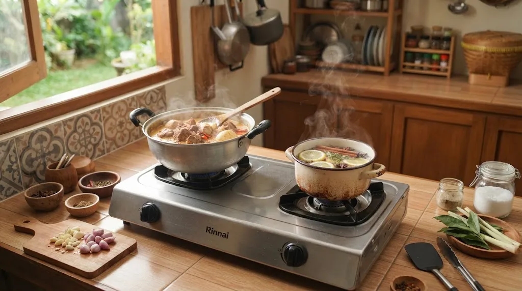 Metode Simmer Pot sebagai Detoks Udara Alami. (AI Generated)