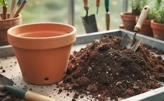 Cara Menanam Kencur dari Rimpang di Pot Rumah (AI Generated)