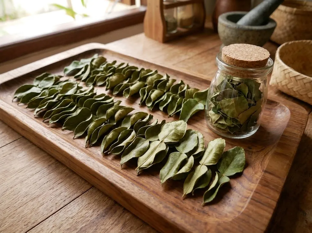 Cara menyimpan daun jeruk tanpa kulkas agar tidak mudah kering dan tetap wangi  (AI generated)