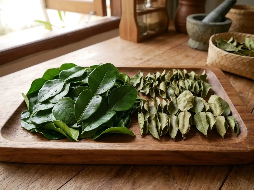 Cara menyimpan daun jeruk tanpa kulkas agar tidak mudah kering dan tetap wangi  (AI generated)